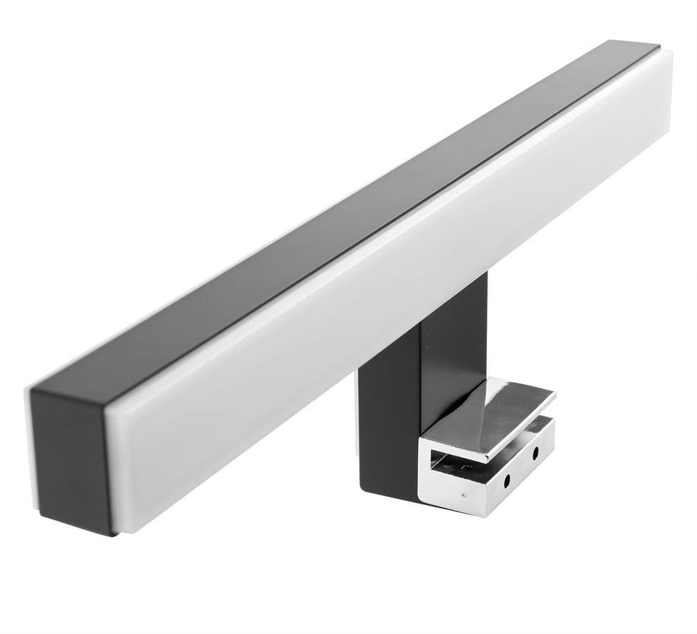 VERONICA 2 oświetlenie ścienne LED, 8 W, 300x25x83 mm, IP44, czarny