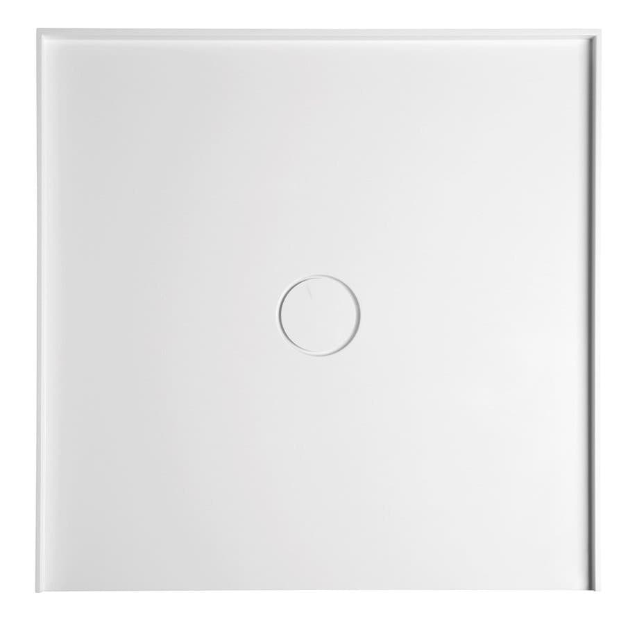 MIRAI brodzik kompozytowy do montażu w płytkach, 90x90x1,8cm, biały