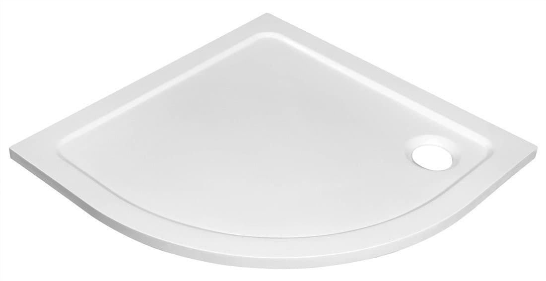 TECMI brodzik prysznicowy kompozytowy, półokrągły 90x90x3cm, R55