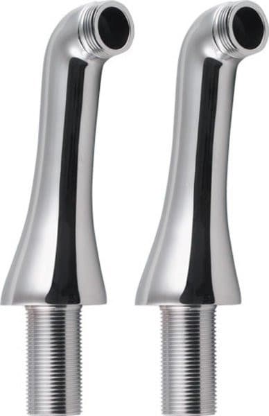 ANTEA podłączenie do instalacji baterii na brzeg wanny (para), chrom