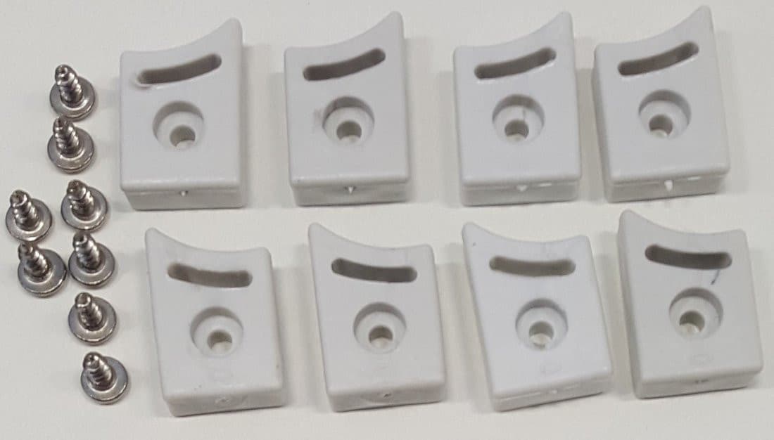 ARLEN ALAIN zestaw 4 górnych i 4 dolnych ograniczników do rolek