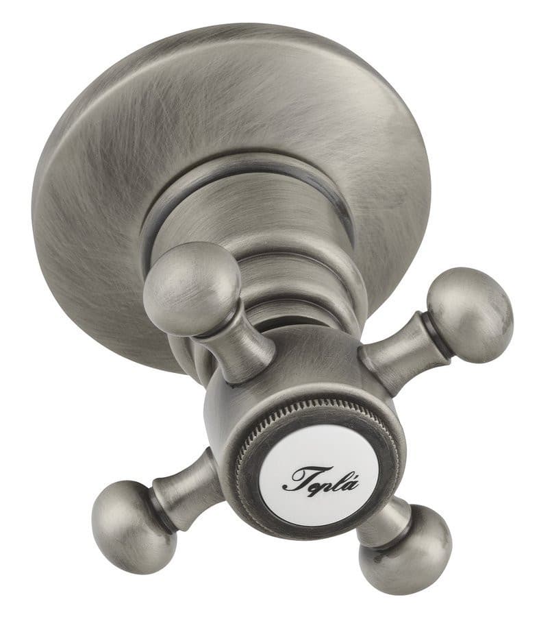 ANTEA podtynkowa bateria prysznicowa, 2 wyjścia, nikiel szczotkowany