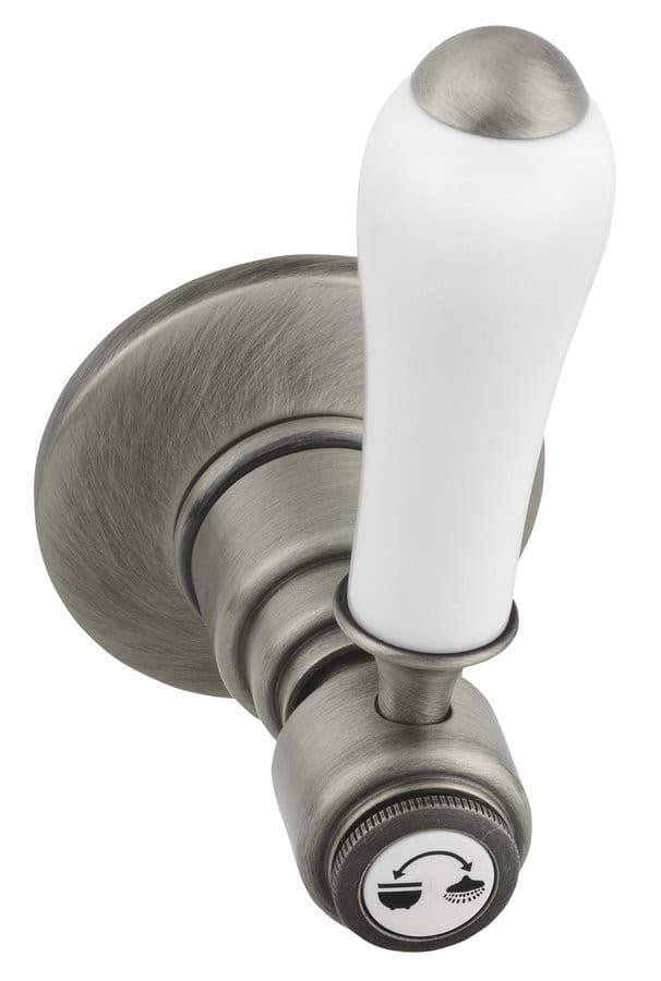 ANTEA podtynkowa bateria prysznicowa, 2 wyjścia, nikiel szczotkowany