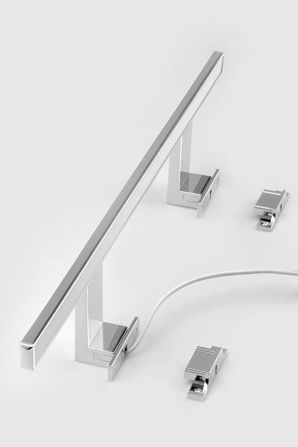 SERAPA oświetlenie LED, 9W, 230V, 600x40x100mm, IP44, aluminium, chrom