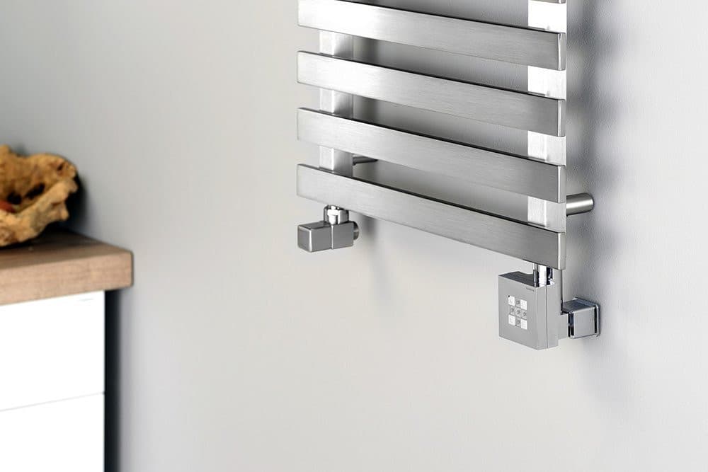 KTX grzałaka elektryczna z termostatem z maskownicą kabla, 300 W, chrom