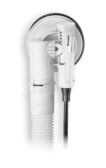 Zestaw odpływowy z korkiem automatycznym, długość 1275mm, korek 72mm, biały