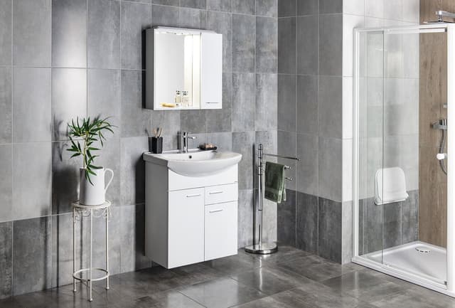 ZOJA szafka umywalkowa, 61,5x74x32cm, 2 drzwiczek, 1 szuflada, biała