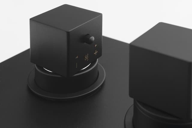 DIMY bateria prysznicowa podtynkowa, termostatyczna, 2 wyjścia, czarna