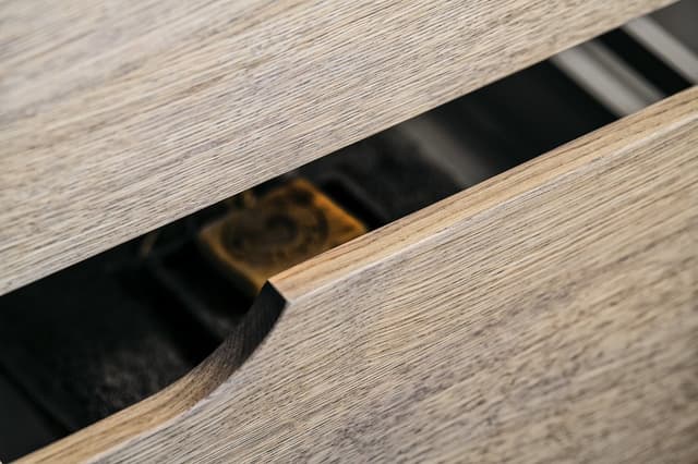 MEDIENA szafka umywalkowa 76x51x48,5cm, biały mat/dąb graphite