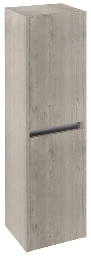 NIRONA szafka wysoka 35x140x30cm, 2 drzwiczki, lewe/prawe, dąb Mocca