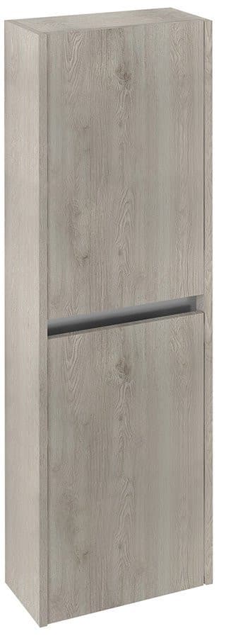 NIRONA szafka wysoka 40x140x20cm, 2 drzwiczki, lewe/prawe, dąb Mocca