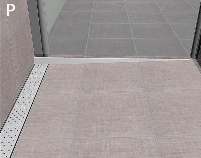 Listwa spadkowa prawa, wysokość 12 mm, długość 1500 mm, stal nierdzewna mat