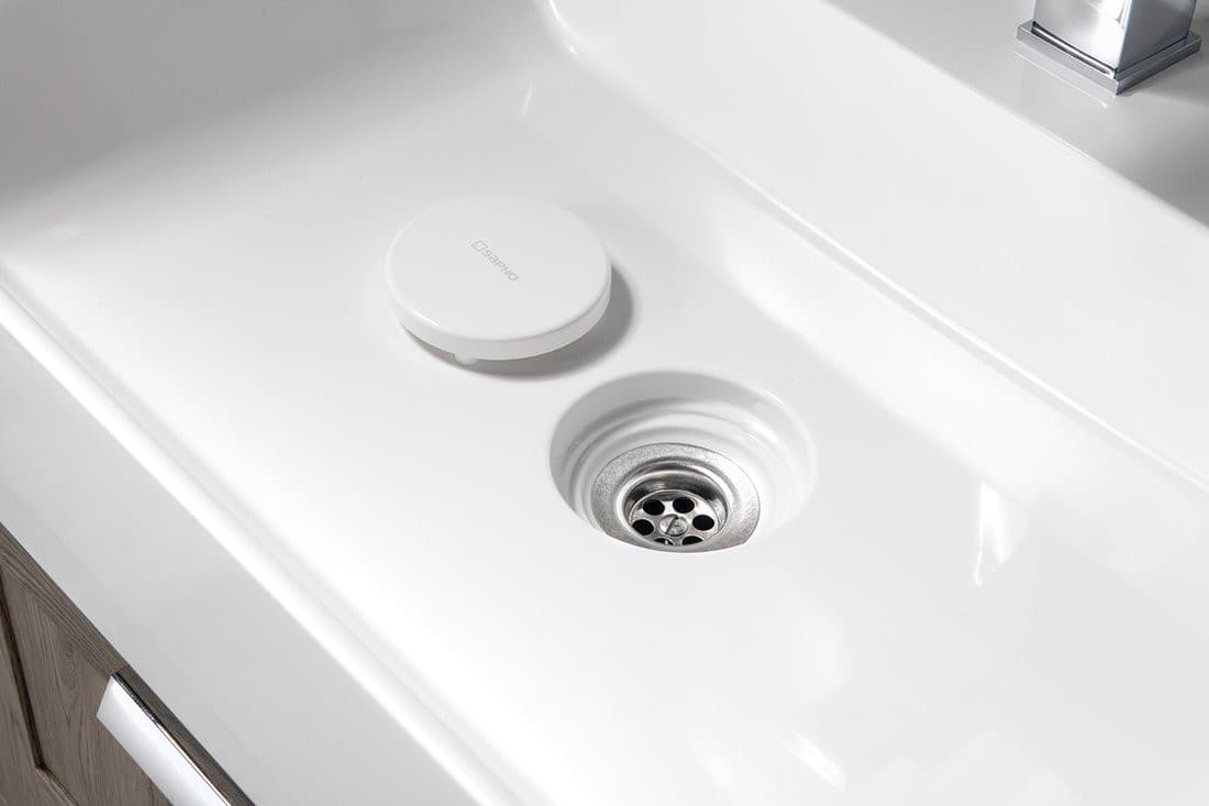 TWIG umywalka kompozytowa z maskownicą odpływu 60x47cm, biały