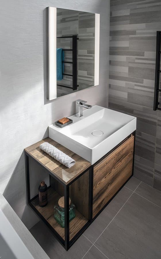 TWIG umywalka kompozytowa z maskownicą odpływu 60x47cm, biały