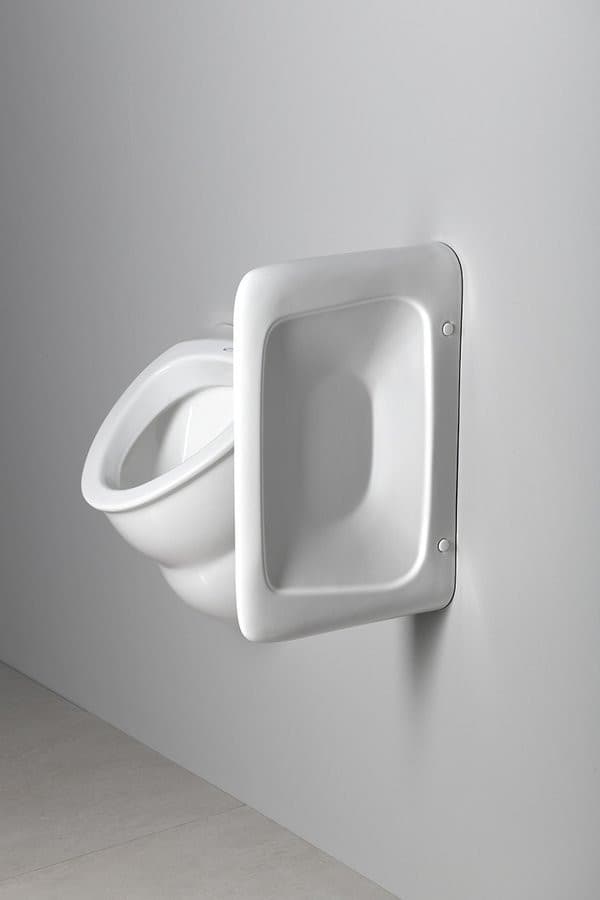 OLYMPOS ceramiczna ścianka oddzielająca, pisuarowa 40x62cm, biały