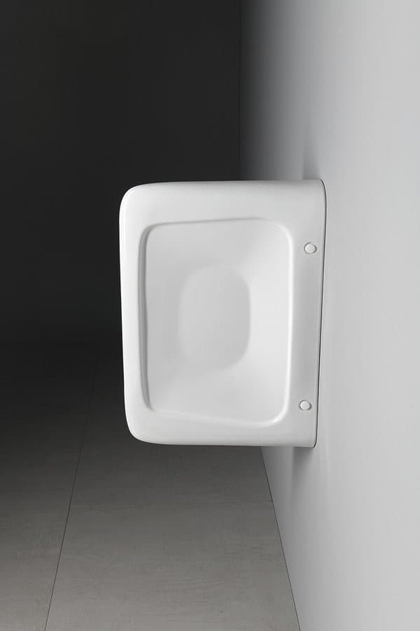 OLYMPOS ceramiczna ścianka oddzielająca, pisuarowa 40x62cm, biały