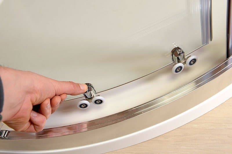 PROMOCJA kabina prysznicowa półokrągła 900x900x1900mm, szkło czyste