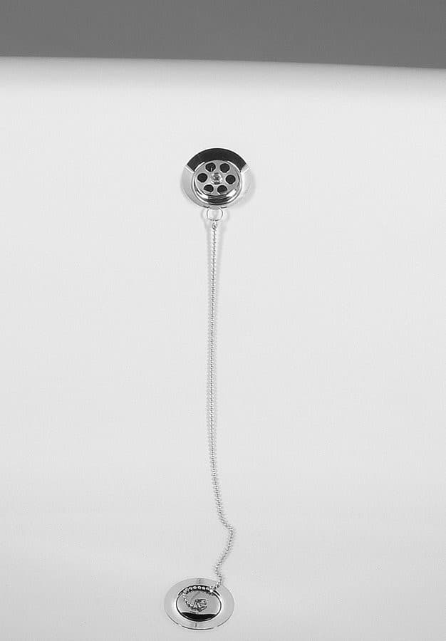 REGATA wanna wolnostojąca 175x85x61cm, nogi białe, czarno/biała