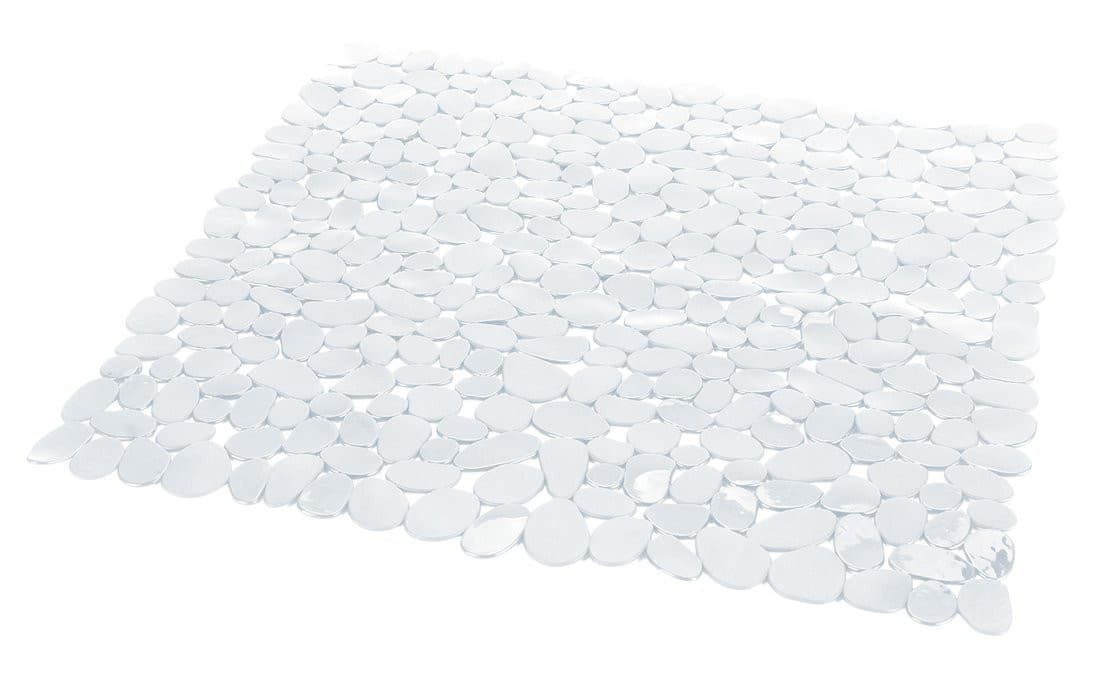 RIVER dywanik antypośl. do kabiny pryszn. 54x54cm, PCW, przezroczysty