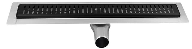 MANUS ONDA odpływ liniowy ze stali nierdzewnej z rusztem,  L-850, DN50, czarny mat