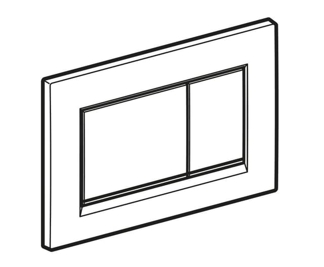 GEBERIT SIGMA30 przycisk spłukujący, czarny połysk/chrom, plastik