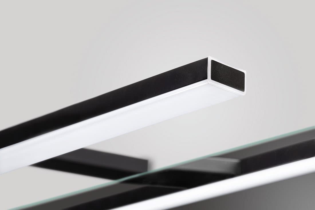 ESTHER 2 oświetlenie ścienne LED, 6 W, 280x14x107 mm, IP44, czarny