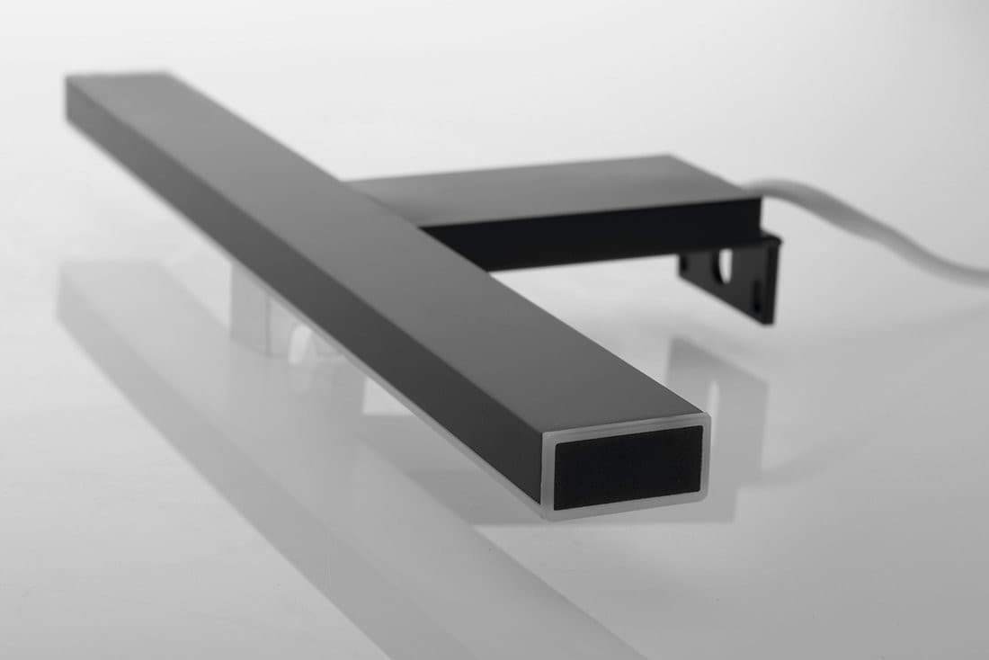 ESTHER 2 oświetlenie ścienne LED, 6 W, 280x14x107 mm, IP44, czarny