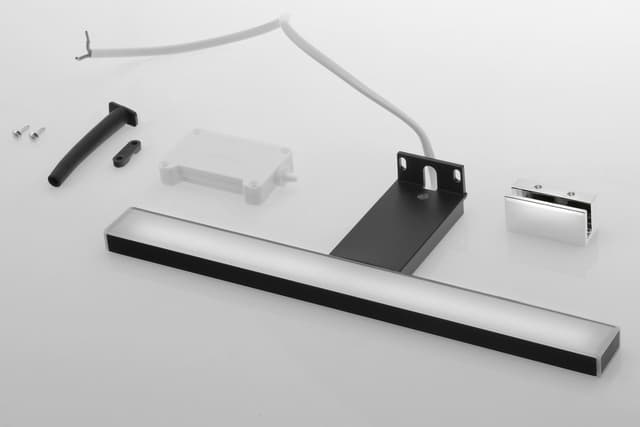 ESTHER 2 oświetlenie ścienne LED, 6 W, 280x14x107 mm, IP44, czarny