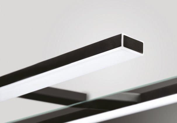 ESTHER 2 oświetlenie ścienne LED, 8 W, 500x14x107 mm, IP44, czarny