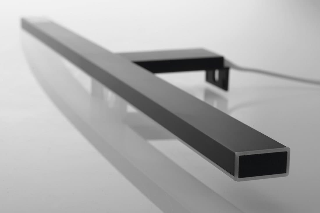 ESTHER 2 oświetlenie ścienne LED, 8 W, 500x14x107 mm, IP44, czarny