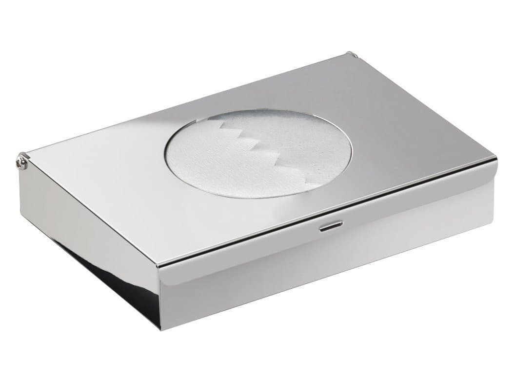 Zasobnik na torebki papierowe 134x26x90 mm, stal nierdzewna polerowana