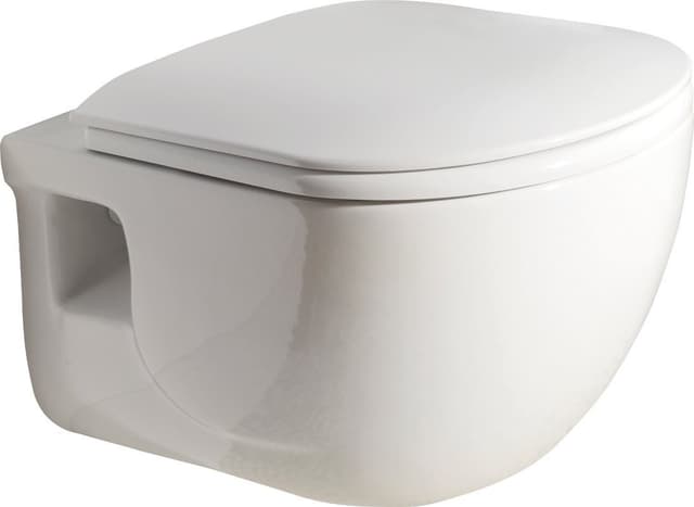 BRILLA CLEANWASH WC wiszące z funkcją bidetu, Rimless, 36,5x53cm, biały