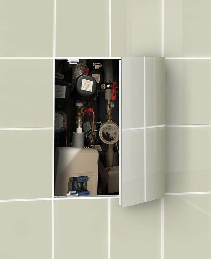 ZARZ drzwiczki rewizyjne pod płytki 40x60cm, otwieranie klik-klak, stal ocynkowana