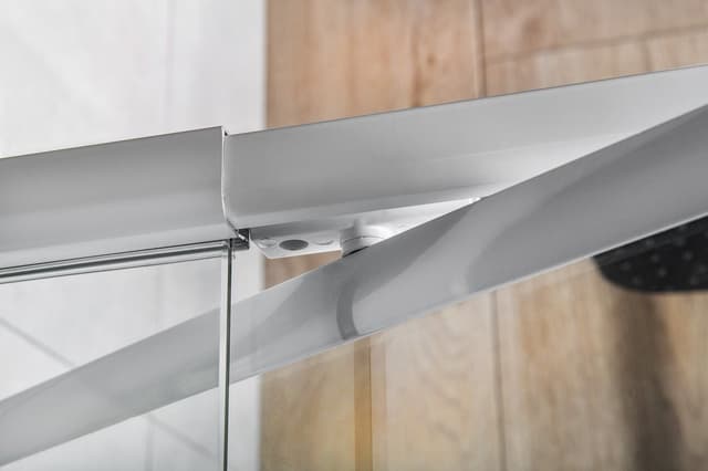 AMICO drzwi prysznicowe zawiasowe 820-1000x1850mm, szkło czyste