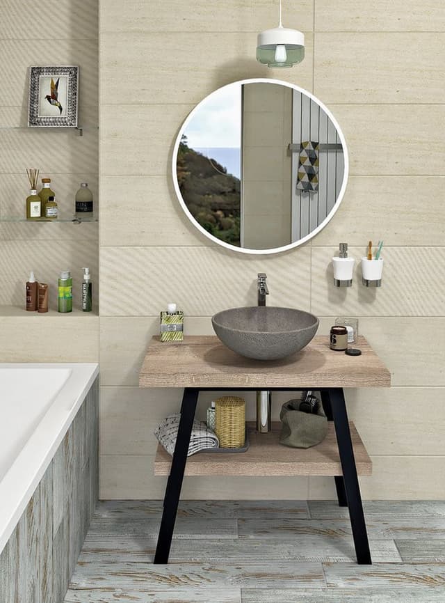 TWIGA konsola pod umywalkę 100x72x50 cm, czarny mat/dąb Rover