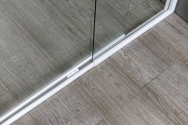 AMICO drzwi prysznicowe zawiasowe 820-1000x1850mm, szkło czyste