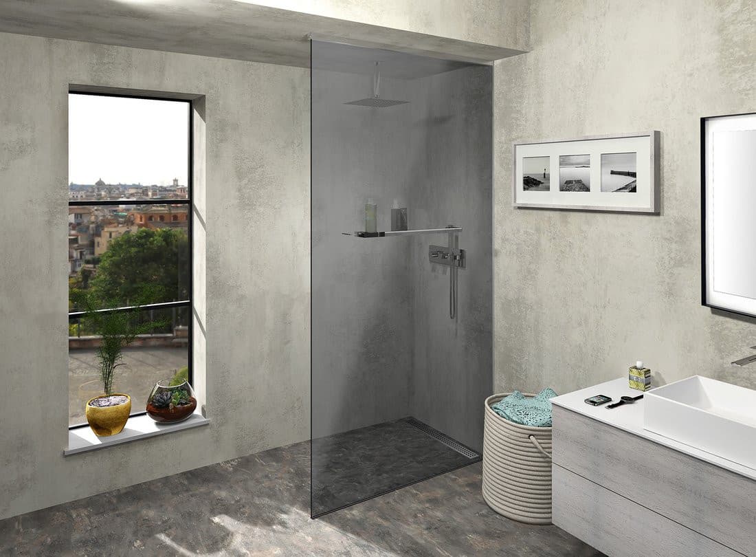 ARCHITEX Zestaw do montażu szkła, podłoga/ściana/sufit, maksymalna szerokość 1600mm, polerowane aluminium