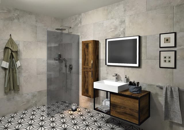 ARCHITEX Zestaw do montażu szkła, podłoga/ściana, maksymalna szerokość 1200mm, polerowane aluminium