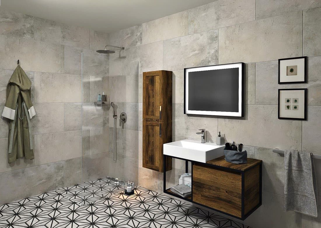 ARCHITEX Zestaw do montażu szkła, podłoga/ściana, maksymalna szerokość 1200mm, polerowane aluminium