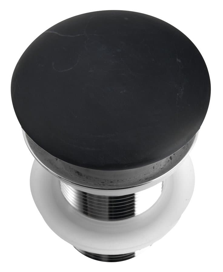 BLOK korek umywalkowy 5/4'', klik-klak, grzybek czarny marquin, mat