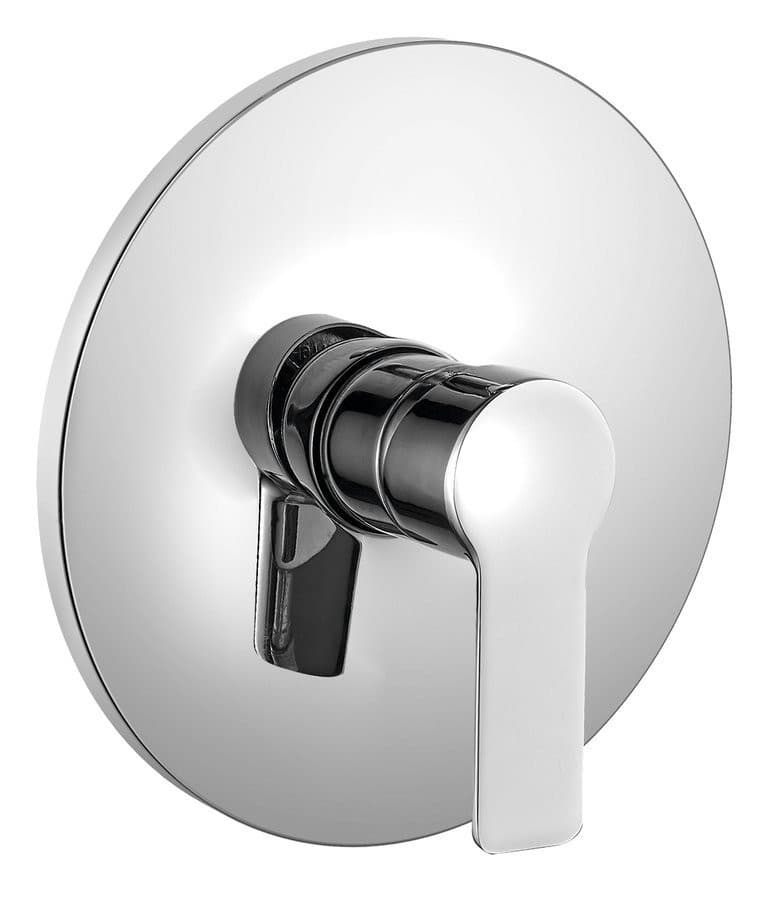 BARON bateria prysznicowa podtynkowa, 1-funkcyjna, części górne, chrom