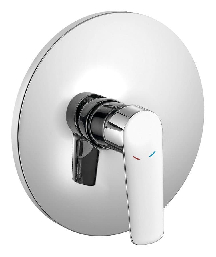 SCHMITZ bateria prysznicowa podtynkowa, 1-funkcyjna, części górne, chrom