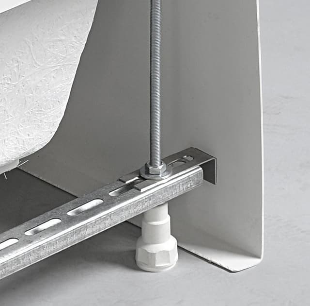 DEEP brodzik głęboki z konstrukcją, prostokąt 130x75x26cm, biały