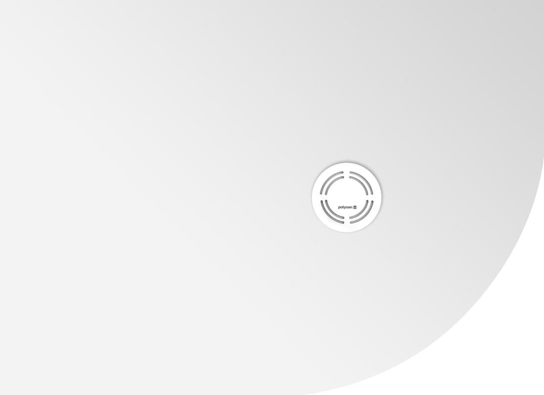 FLEXIA brodzik kompozytowy półokrągły, z możliwością docinania, 110x80cm, R550, lewa