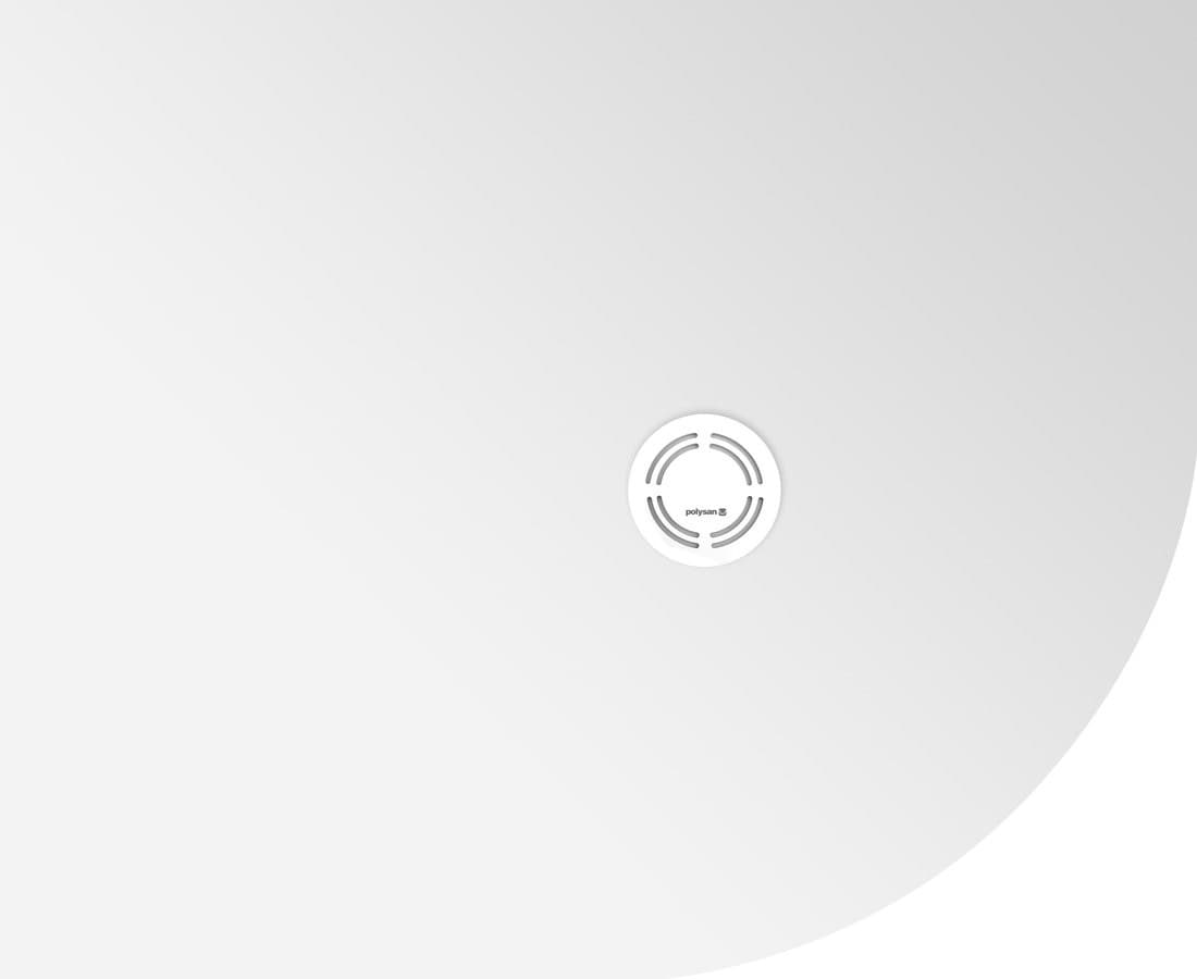 FLEXIA brodzik kompozytowy półokrągły, z możliwością docinania, 110x90cm, R550, lewa