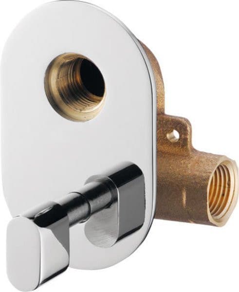 Regulator temperatury wody, podtynkowy, do prysznica bidetowego, chrom