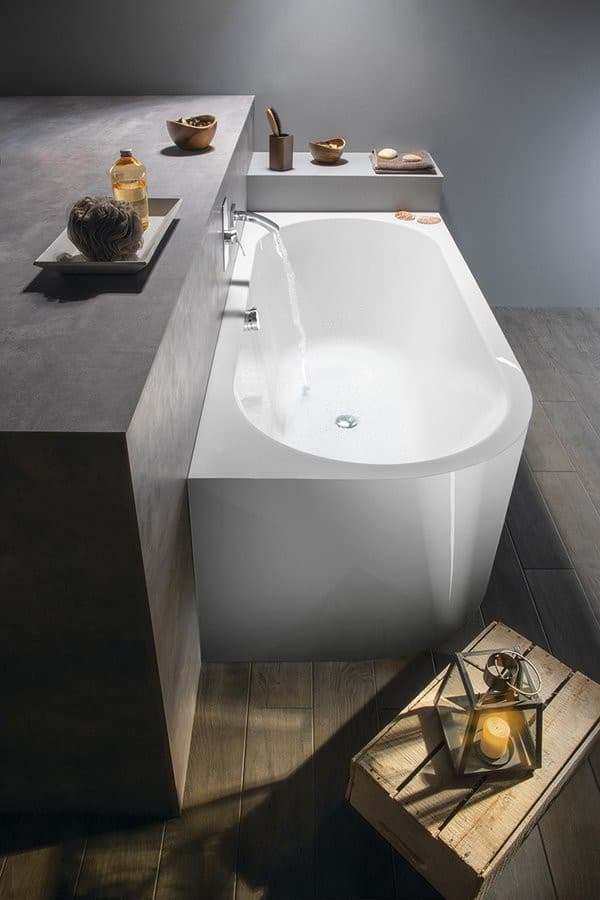 VIVA R MONOLITH wanna wolnostojąca przyścienna 180x75x60cm, biały