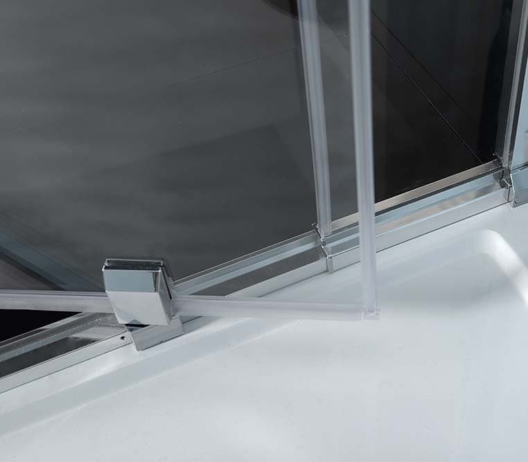 EASY kabina prysznicowa trójścienna 800-900x900mm, obrotowe drzwi, wariant L/P, szkło czyste