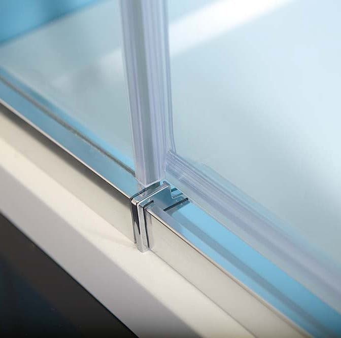 EASY kabina prysznicowa trójścienna 900-1000x900mm, obrotowe drzwi, L/P, szkło czyste