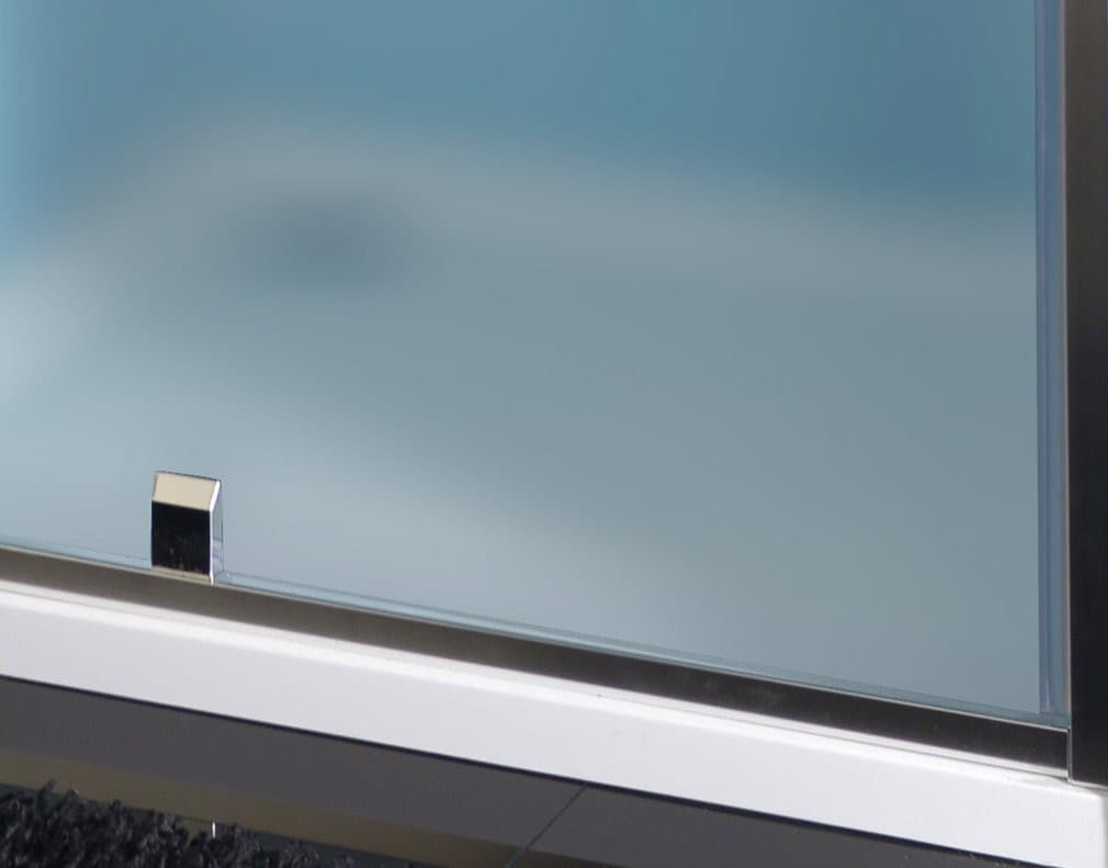 EASY kabina prysznicowa trójścienna 900-1000x1000mm, obrotowe drzwi, L/P, szkło brick